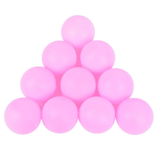 10PCS Ping Pong Balls 40mm Colored Replacement Practice Table Tennis Balls W6 