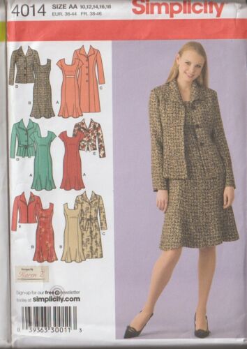 OOP Simplicity Sewing Pattern Misses Plus Size Dress You Pick