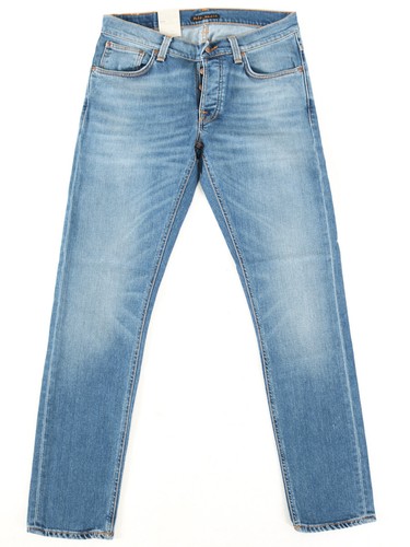 W32 L32B-Ware Nudie Herren Slim Fit Jeans HoseTilted Tor Indigo Spirit