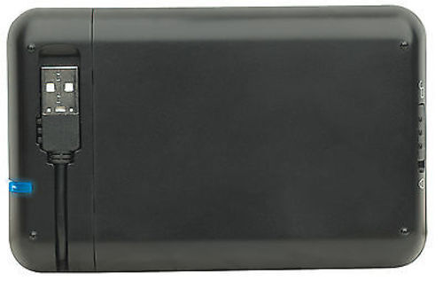 Black USB 2.0 SATA 2.5/" Hard Drive Enclosure 130042