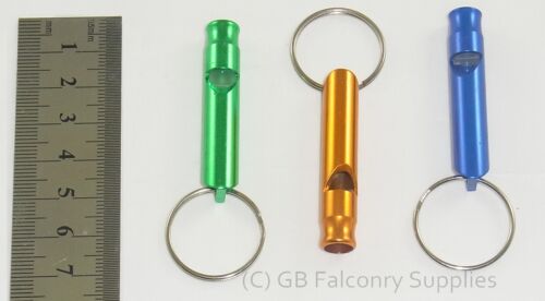 Sports Survival Metal Whistle Various Colours Hunting Falconry