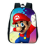 New 12 Inch Cartoon Mario Printing Girls Boys School Backpack Kids Gift Book Bag