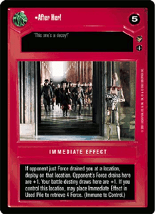 zz THEED PALACE star wars ccg replace mv After Her! Near Mint