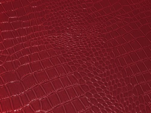 pd1009a Red Faux Crocodile Glossy Leather Cushion Cover/Pillow Case*Custom Size 