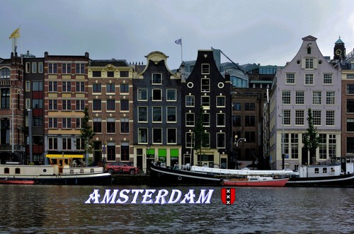 Kühlschrankmagnet,Magnetschild,Magnet-Amsterdam III