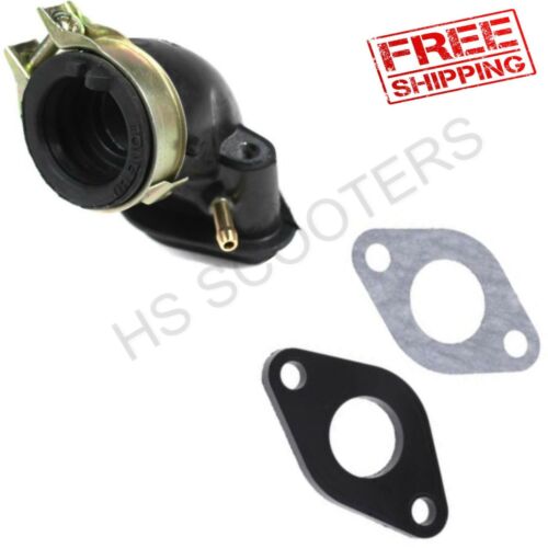 Carburetor Intake Manifold Inlet Pipe Gasket For GY6 50cc Gas Moped Scooter Bike