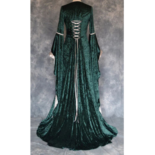Women Halloween Cosplay Victoria Princess Dresses Medieval Renaissance Costumes 
