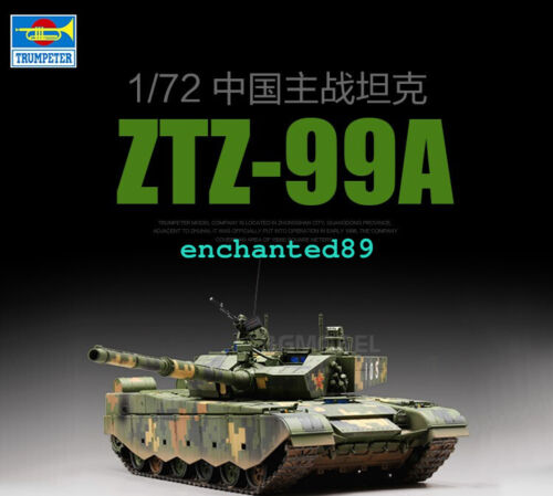 Trumpeter 07171 1:72 Chinas ZTZ-99A main battle tank Plastic model kit New