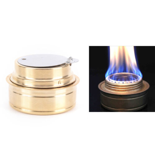 Copper Alcohol Stove Mini Ultra-light Spirit Burner Gas Stoves Outdoor Camping^F