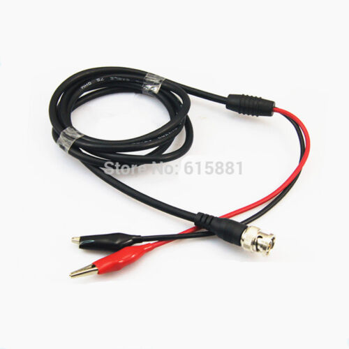US Stock BNC Male Q9 to Croc clips Plug Conector Test Probe Cable 3FT