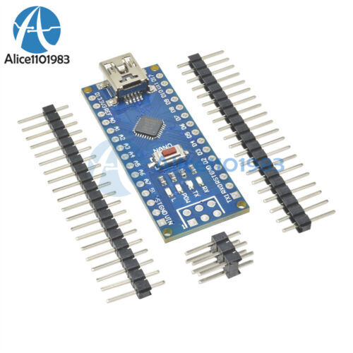 10 Piezas Usb Nano V3.0 Arduinos 16m 5v Microcontrolador ch340g Board Para Arduino 