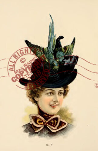 H O/'Neill /& Co 1899 Fine Millinery CATALOGUE fall winter Ladies Hat Samples