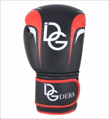 Deba® Boxhandschuhe echtes Rindsleder Boxing Gloves MMA Boxen kickboxen DE