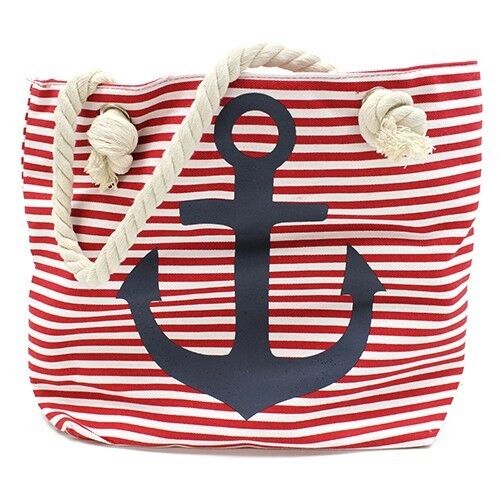 Rope Handle Canvas Tote Beach Shopping Bag Large Strong Durable Reusable