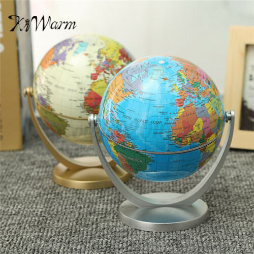 Earth Globe World Map Rotating Classroom Geography Kids Education Desktop