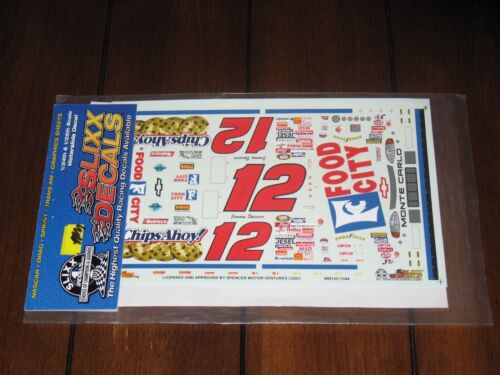 Slixx NASCAR 1544 12 Chips Ahoy Jimmy Spencer Chevy Waterslide Decals 1//24