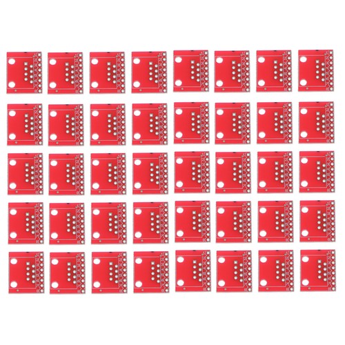 MagiDeal 40pcs Mini Small PCB RJ45 Ethernet Connector Breakout Board Module