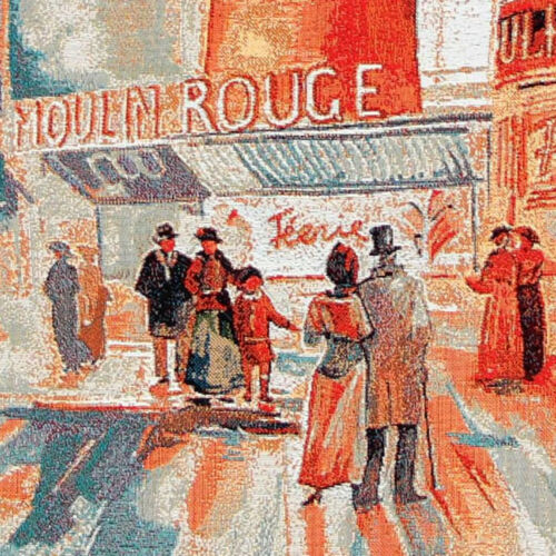 Gobelin Tapestry Wall Art 28x20/" Moulin Rouge Paris