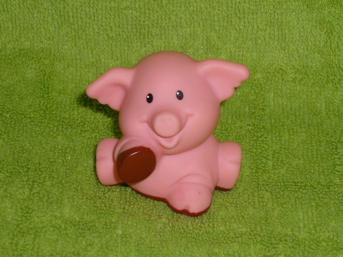 Fisher Price Little People Farm Pink Muddy Pig New