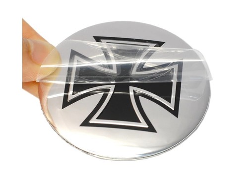 IRON CROSS 4x56mm Aufkleber Nabendeckel Felgendeckel Nabenkappen Wheel Stickers