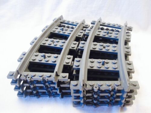 Lego Train City 8 RC Curved Tracks Mint 3677//7939//60052//60051//7895
