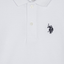 Kids White U.S POLO ASSN Polo Shirt