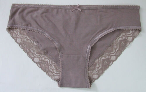 Ladies//Girls Size 14 Debenhams Knickers Panties Briefs Stretchy Cotton Mink