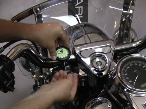 Chrome Motorycle 7//8/'/'1/'/'Handlebar Mount Clock For Yamaha V-Star Virago Harley