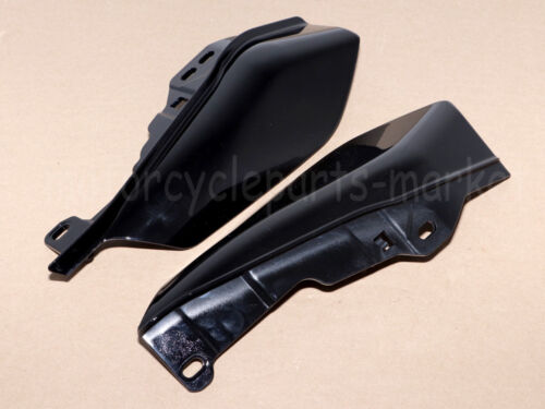 Glossy Black Mid-Frame Air Heat Deflectors For Harley Street Glide FLHX 2017-up