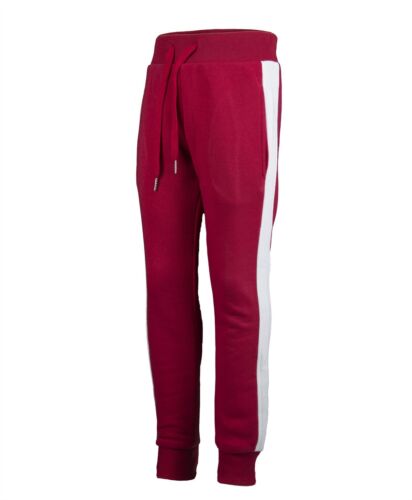 Kids Trousers Warm Boys Tracksuit Bottoms Girls Side Stripped Joggers 3-14 Y