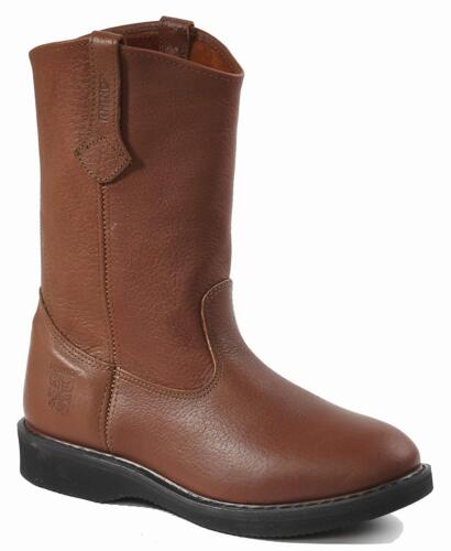 Rhino 98M32 Mens Brown Leather 11-Inch Boots
