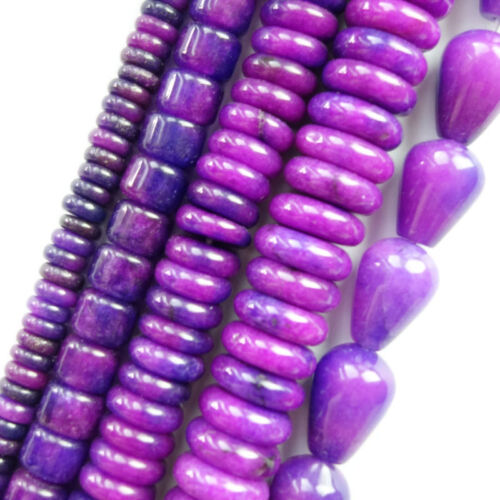 XJ-693 Intriguing Sugilite Mixed Shape Loose Bead 15.5 inch 