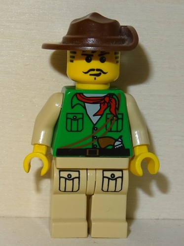 Nr.3027 Lego adv024 Orient Expedition Johnny Thunder mit beiger Hose