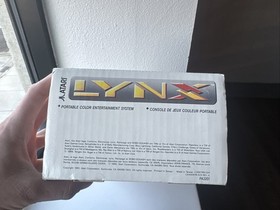 Atari Lynx II System PAG-0401 Handheld Console Near Complete CIB TESTED + Games