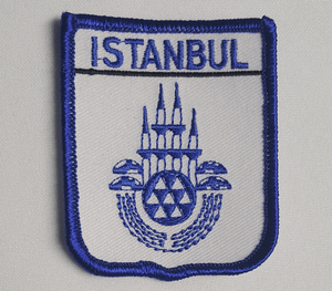 ISTANBUL SHIELD Embroidered Sew on Patch Approx 70mm FREE UK Delivery!