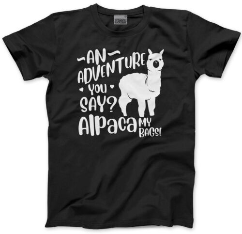 Une aventure vous dire Alpaca My Sac Animal Humour Drôle Enfants T-shirt animal Hum