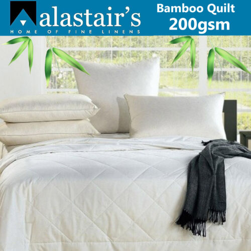Alastairs Bamboo Duvet Doona Quilt Chemical Free Eco Friendly 200gsm Super King 
