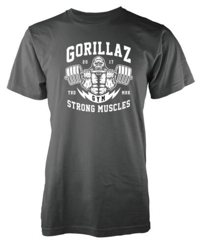 Gorillaz Gym forts Muscles Fitness Entrainement Adulte T Shirt