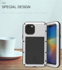 LOVE MEI Outdoor Metall Gorilla Glas Schutzhülle Case für 2019 iPhone 11 Pro Max