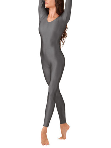 5X 811 7X 6X 4X 8X 9X 3X 2X Plus Size Nylon Long Sleeve Unitard