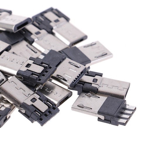 20Pcs 4 Pin USB Connector Jack Tail USB Plug Sockect Terminals Male ConnecOs4