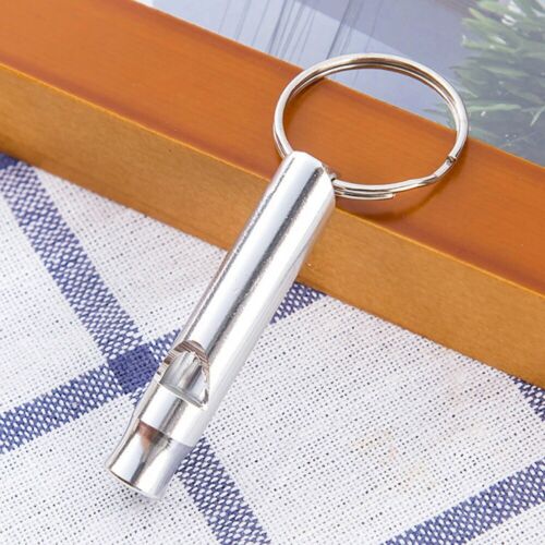 12pcs Aluminum Emergency Survival Whistle Outdoor Camping hiking Keychain tools