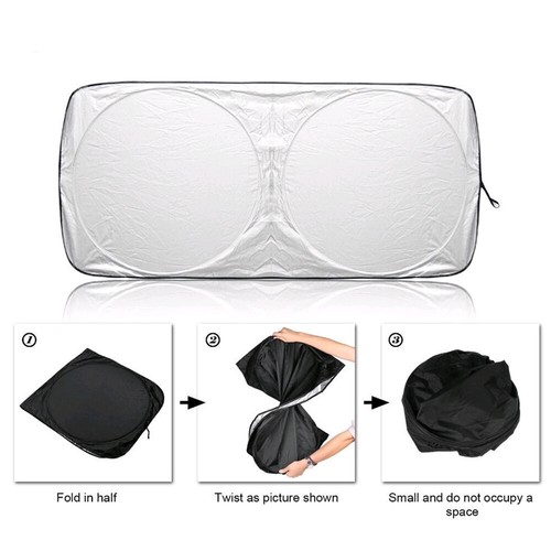 Car Shield Cover Foldable Visor UV Block Front Rear Windshield Window Sun Shade