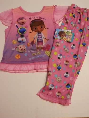 Disney Doc Mcstuffins NWT 2 pc Pajama Pant Set Size 2T 3T