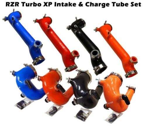 RPM SxS Polaris RZR XP XP4 Turbo & S Silicone Charge Tube Kit 2016-2021 ORANGE 