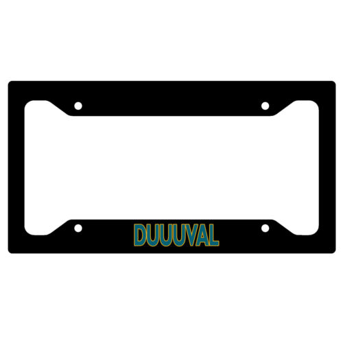 Duval Jacksonville Jaguars Duuuval License Plate Fan Back Plate Frame