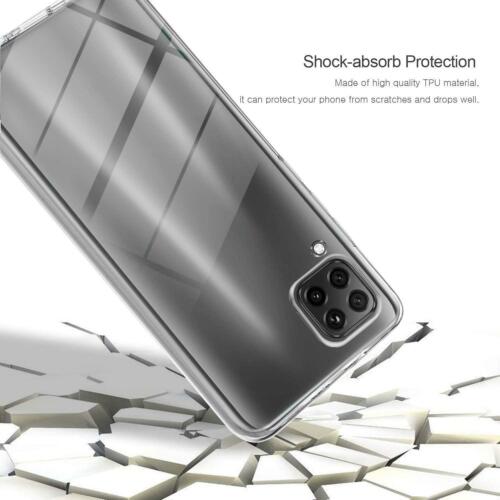 Para Samsung Galaxy A12 caso claro Cuerpo Completo Frontal Y Trasero A Prueba De Golpes Cubierta Del Teléfono