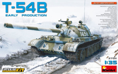 Miniart 37011 1:35th échelle T-54B Soviet Tank avec intérieur Kit Early Production
