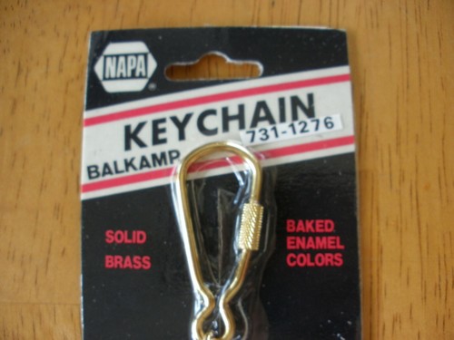 BUICK keychain solid brass early 1980s vintage NOS NAPA
