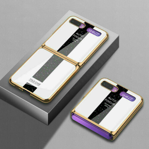 Para Samsung Galaxy Z Flip 5G teléfono caso moda Ultradelgada Piel Cubierta De Protección